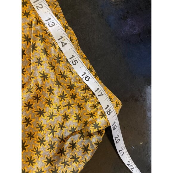 Innovation Sport Yellow Patterned Elastic Drawstring Loose Fitting Pocketed Pant - Picture 8 of 11